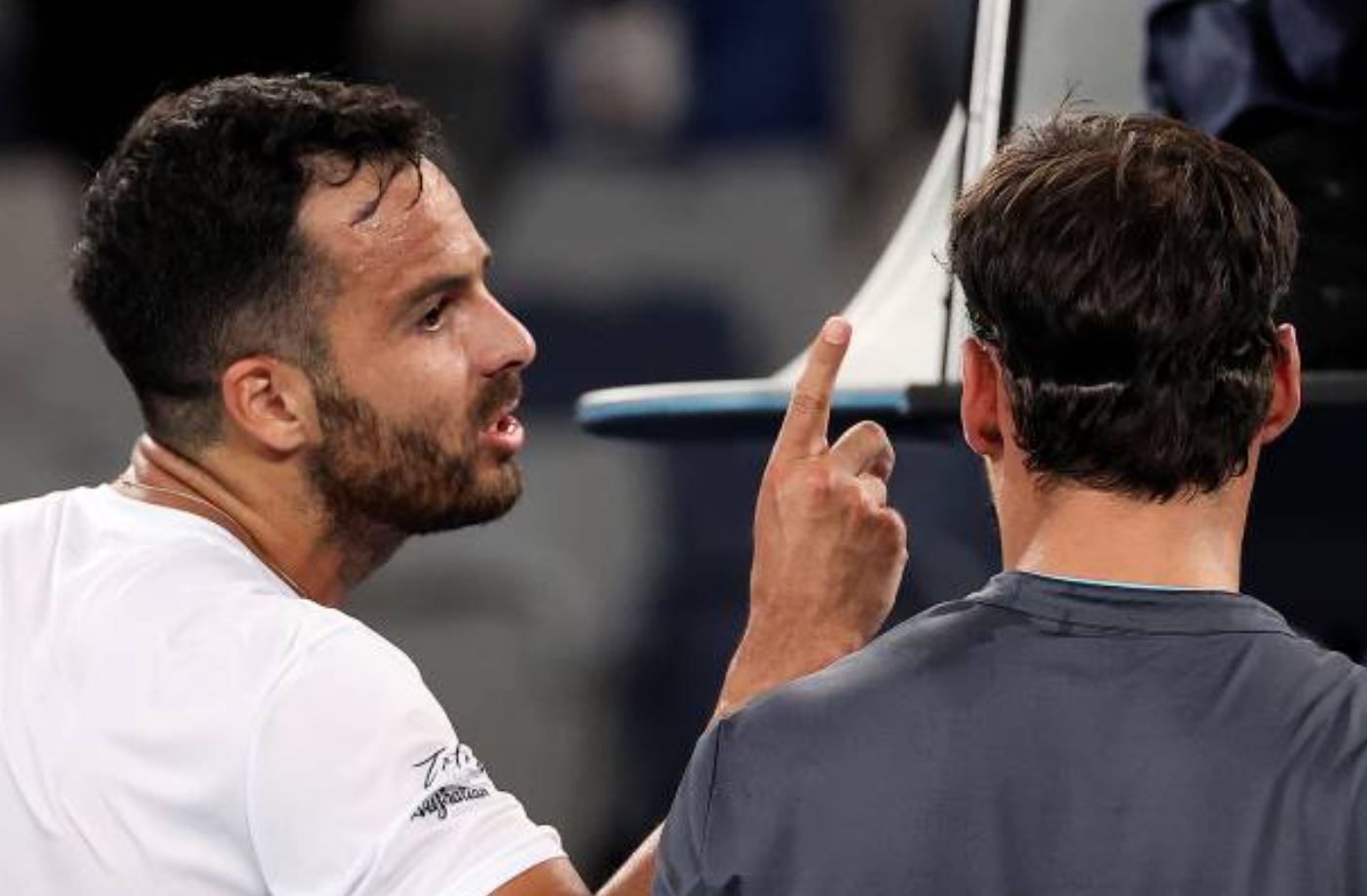 Watch: Fognini and Caruso Nearly Come to Blows after Dramatic Finish  