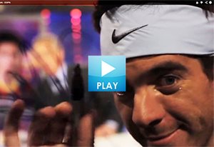Del Potro on SportsCenter, Serena Singing, Roddick “Fights” Djokovic 