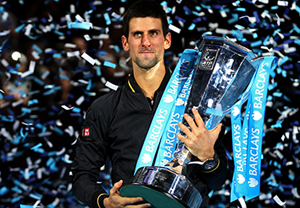 Novak Djokovic Wins Year-End Title, Gives Media Chocolate 