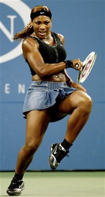 Serena Williams Hitting