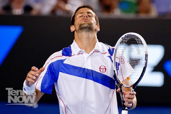 Novak Djokovic Australian Open 2011. (February 23, 2011) Looking