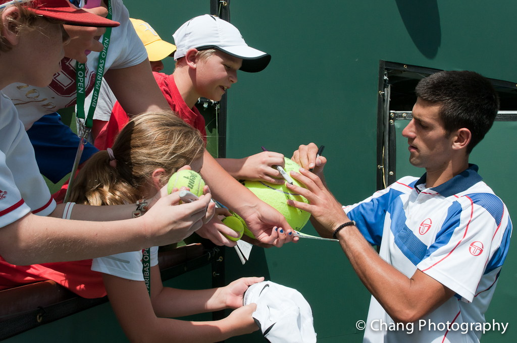 novak djokovic 2011. Novak Djokovic came out to