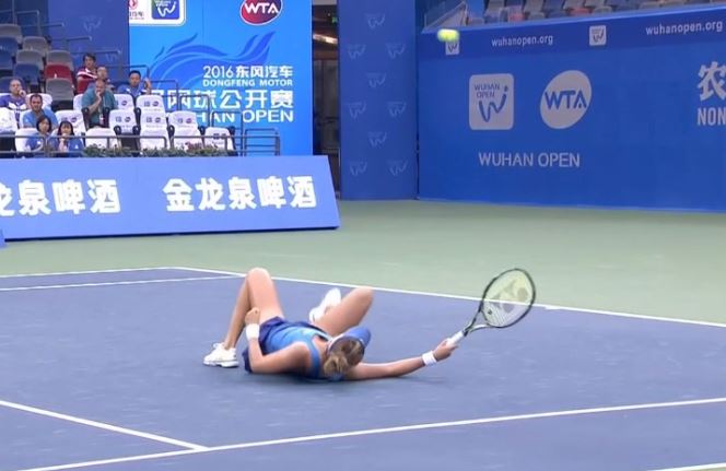 Hard-Luck Bencic Tumbles to Defeat in Wuhan 