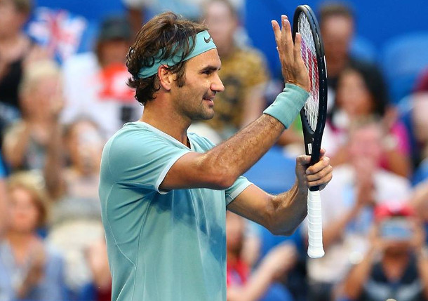 Watch: Federer Flies For Sky Slam 