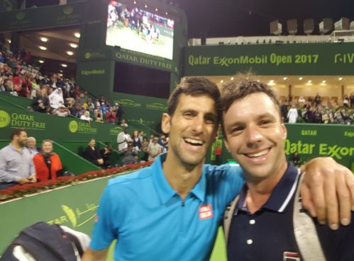 Video: Zeballos Asks Djokovic for a Selfie after Qatar Loss  