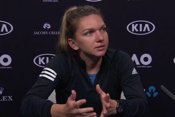 Frustrated Halep has been carrying knee tendonitis all year 