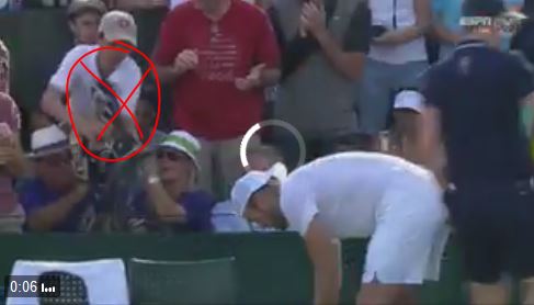 Watch: Man Fights Boy for Jack Sock's Towel at Wimbledon  