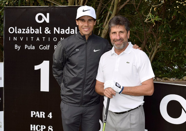 Watch: Nadal Aces Golf Charity Pro-Am 