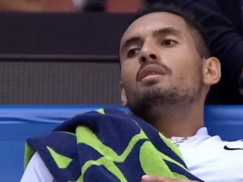 Kyrgios Sings for His Supper in Beijing  