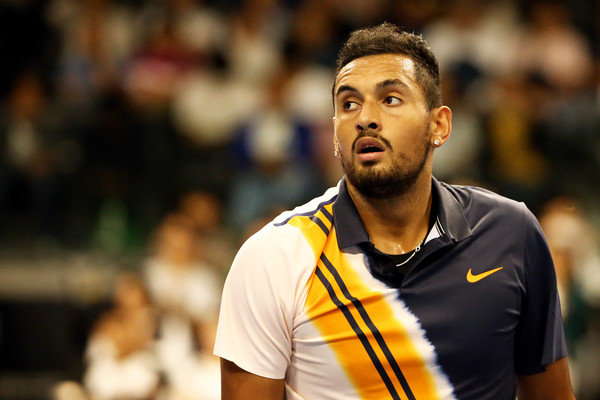 Video: Kyrgios Replaces Hawk-Eye and Shows Gasquet Some Love  