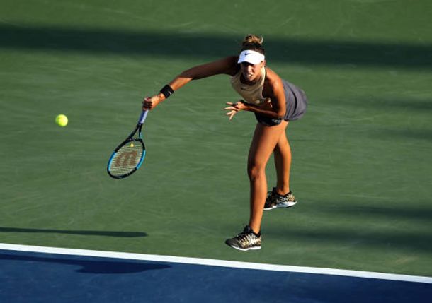 Keys Scores Rare Win over Halep, Three Americans Reach QFs at Cincy 