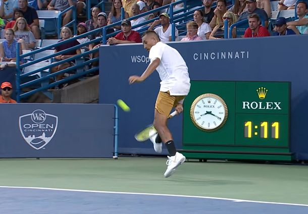 Watch: Kyrgios and Sonego Fire Up the Cincy Crowd  