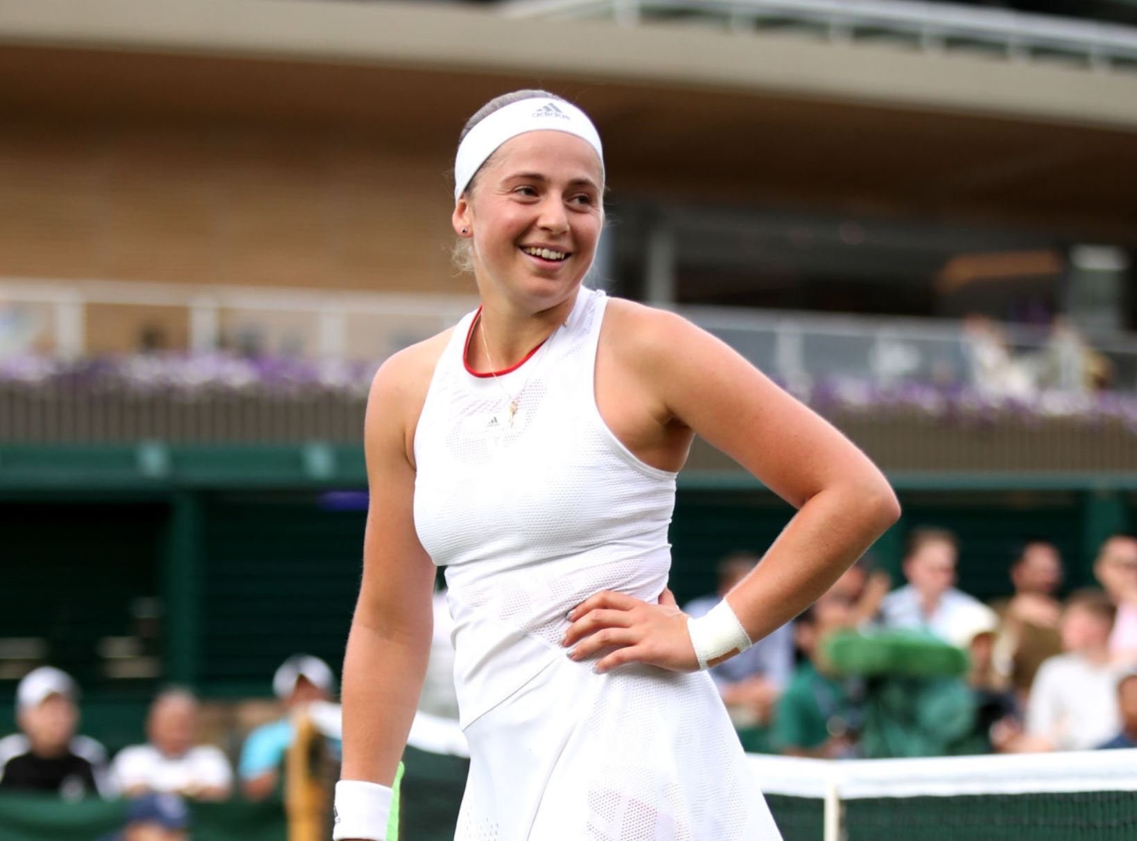 Jelena Ostapenko's Serve is All over the Place at Wimbledon, and it's Awesome 