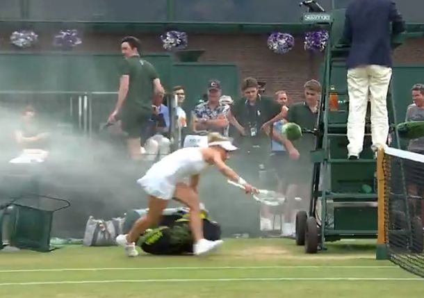 Rogue Sprinkler Wreaks Havoc on Doubles Match at Wimbledon  