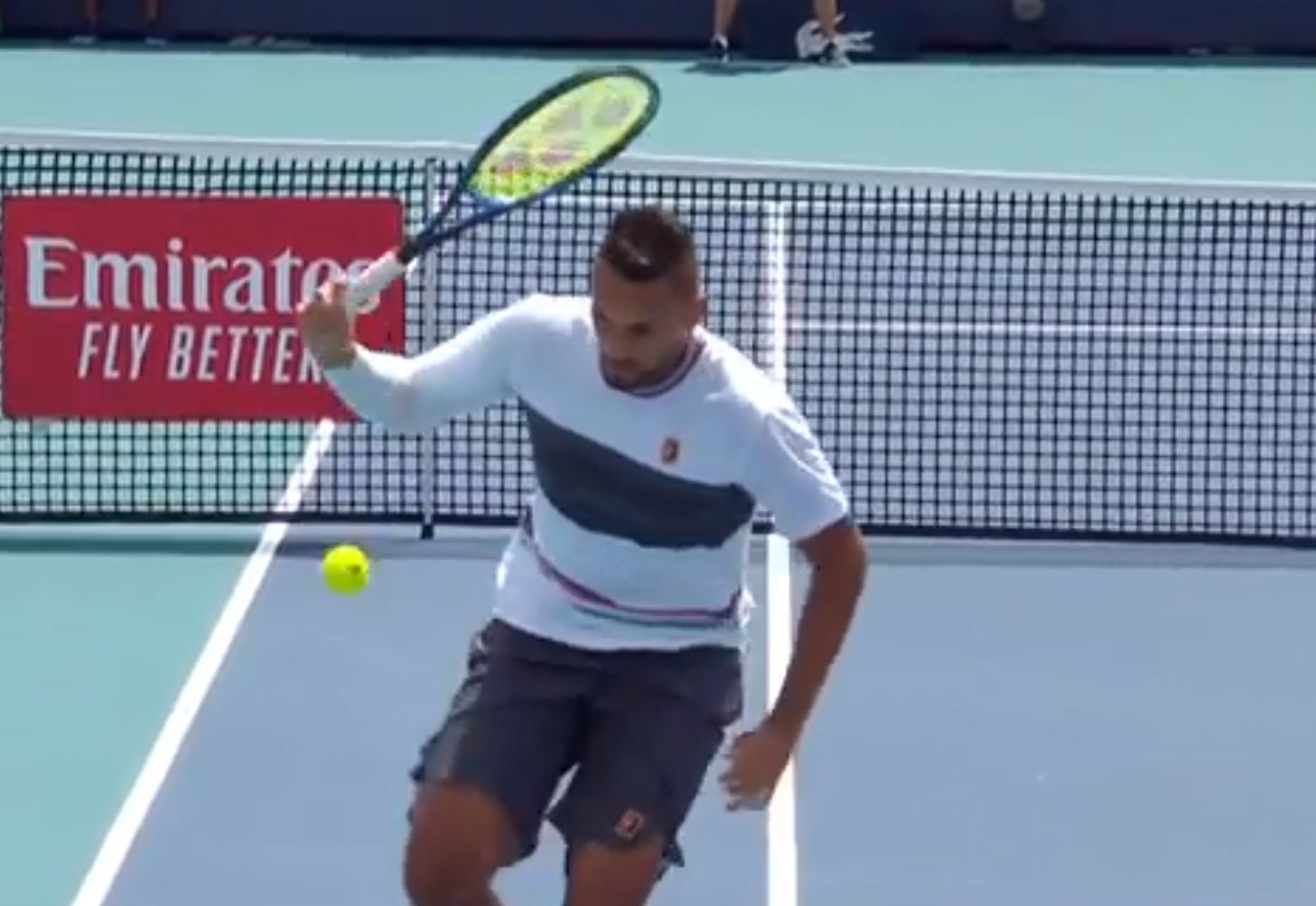 One of the Best Hot Dogs You Will Ever See: Kyrgios Gold in Miami  
