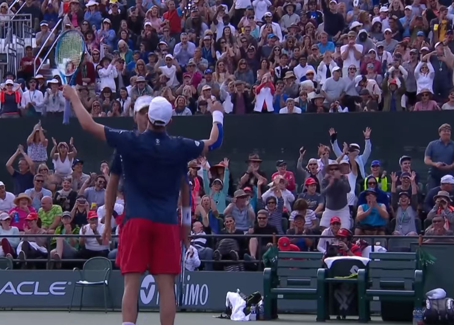 Watch: Mike and Bob Bryan Put on Shotmaking Clinic at Indian Wells  