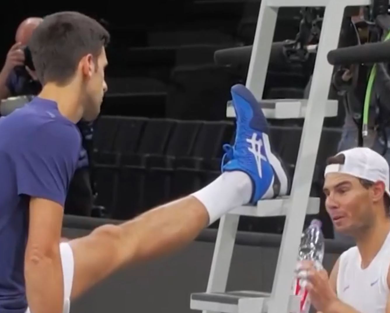 Djokovic and Nadal Practice Together in Paris before Battle for No.1 Begins  