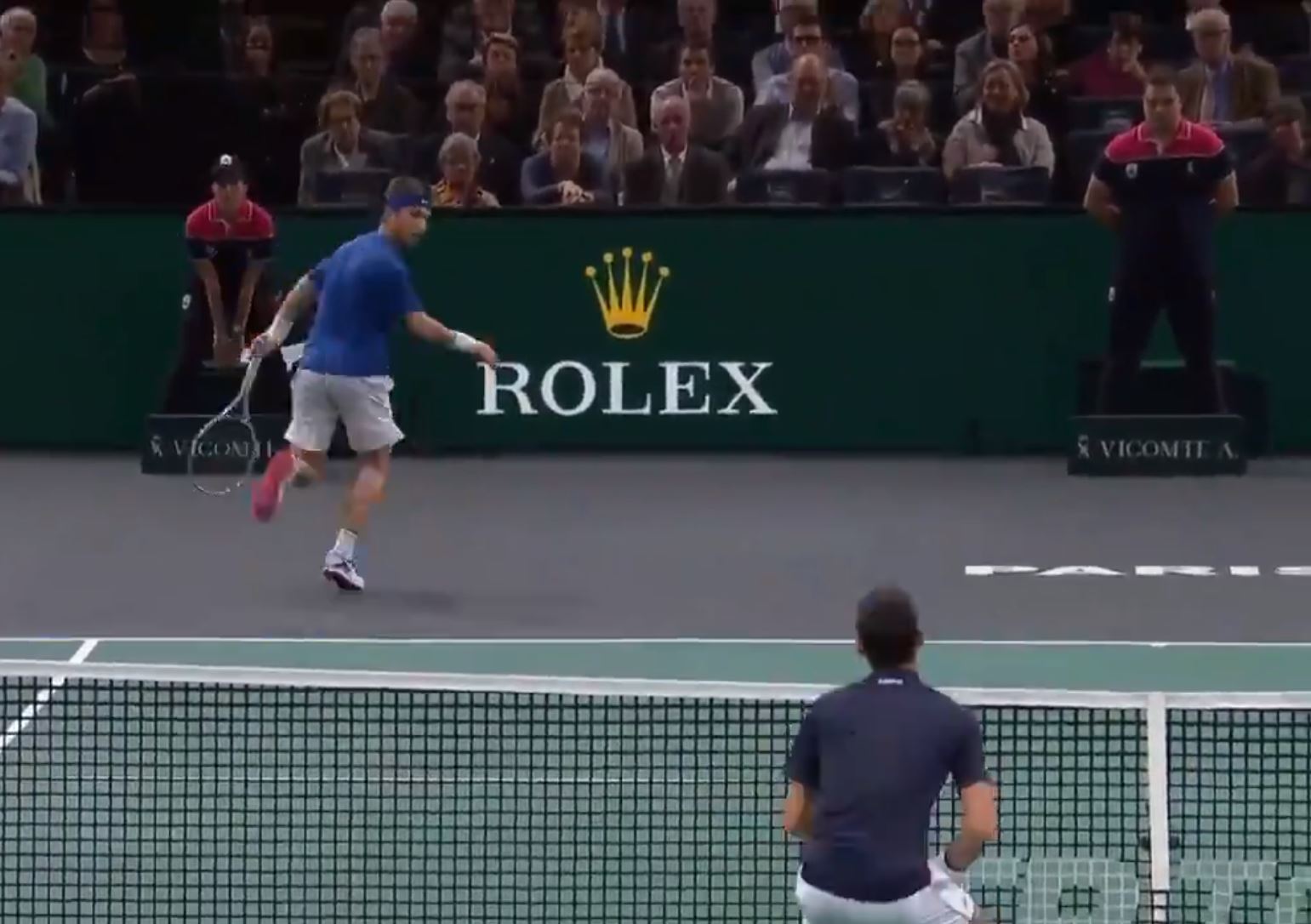 Watch: France's Moutet Steals the Show with Paris Tweener against Novak Djokovic  