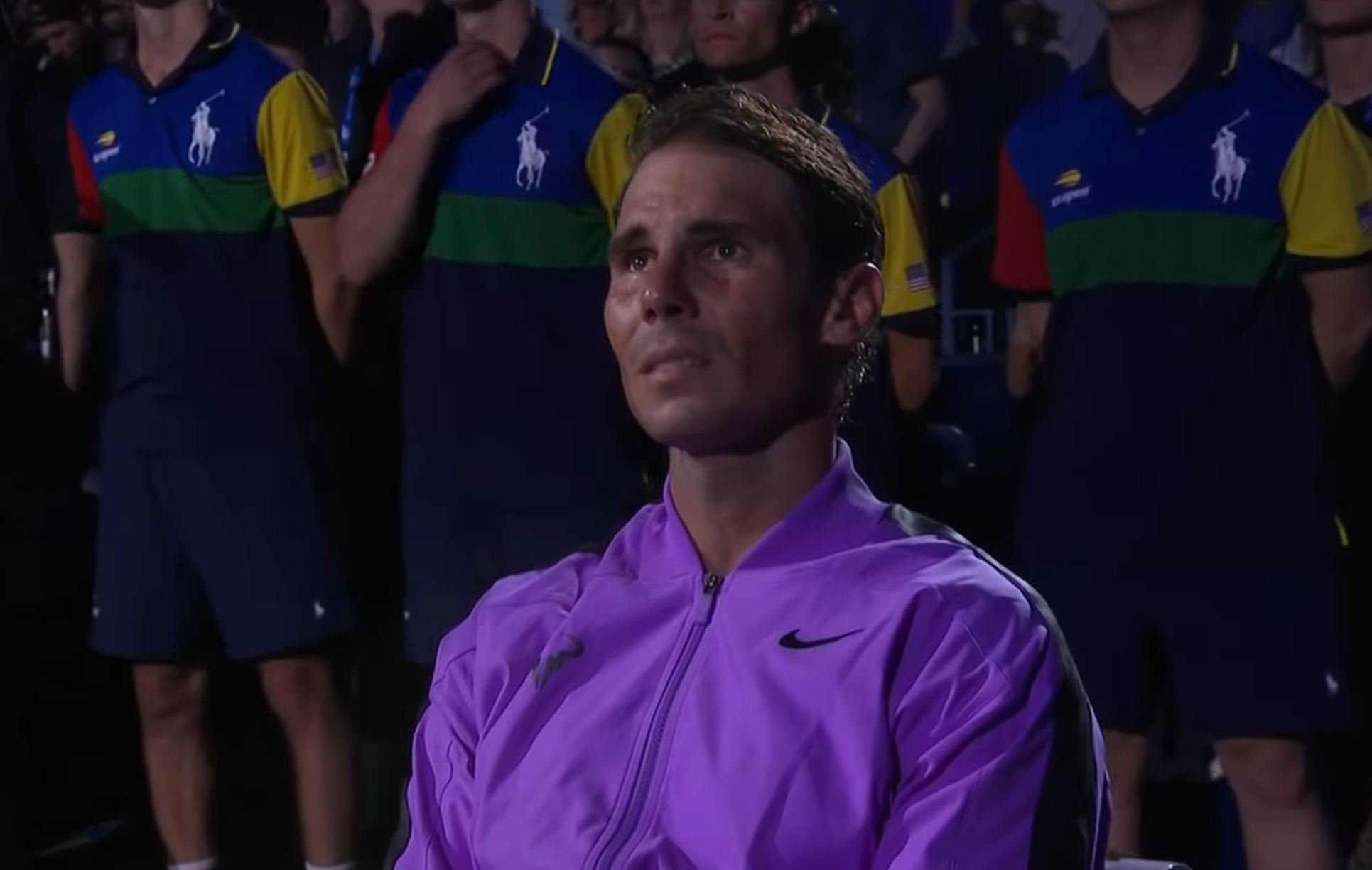 Watch: Nadal Breaks Down in Tears at US Open Trophy Presentation 