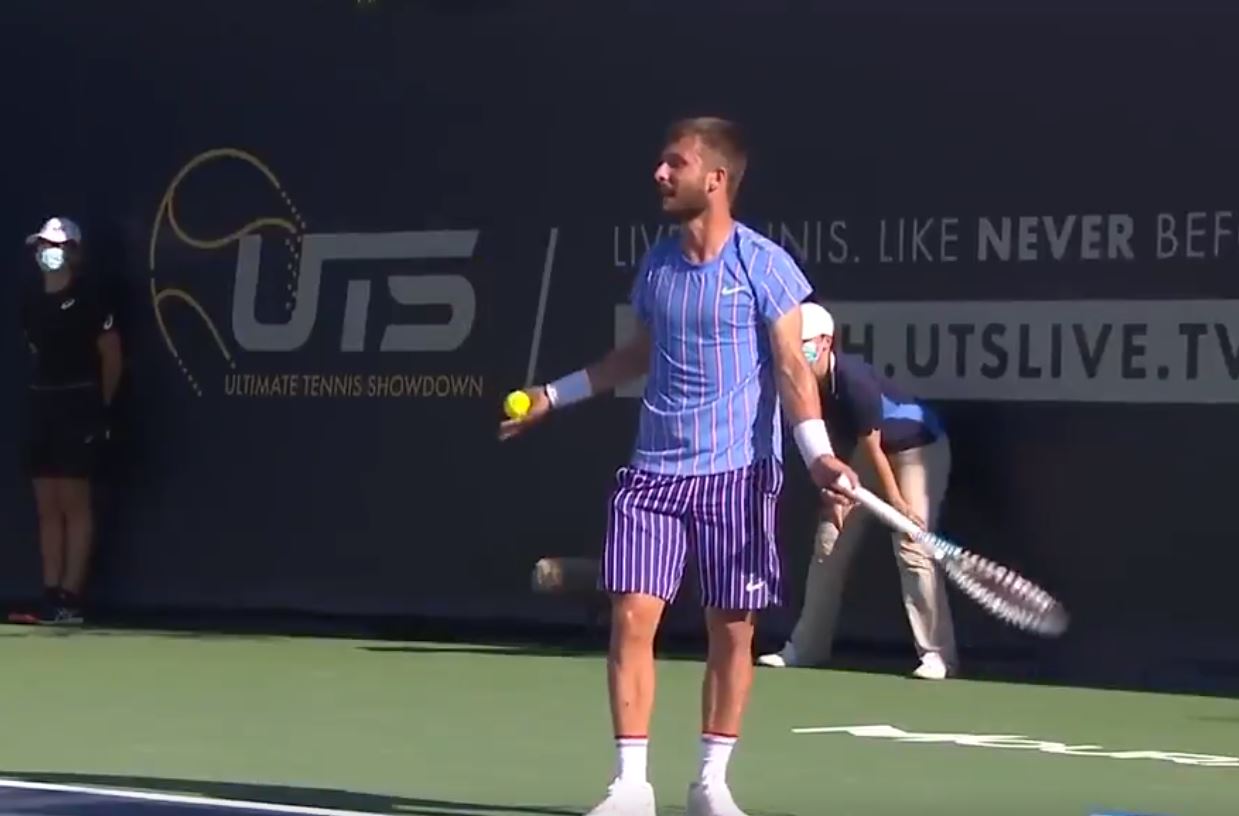 Watch: Tempers Flare as Moutet Calls out Tsitsipas' Father Apostolos at UTS  