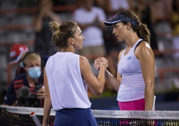 Collins Defeats Halep for 12th Consecutive - and Most Epic - Victory 