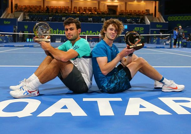 Rublev and Karatsev Claim Doha Doubles Title  