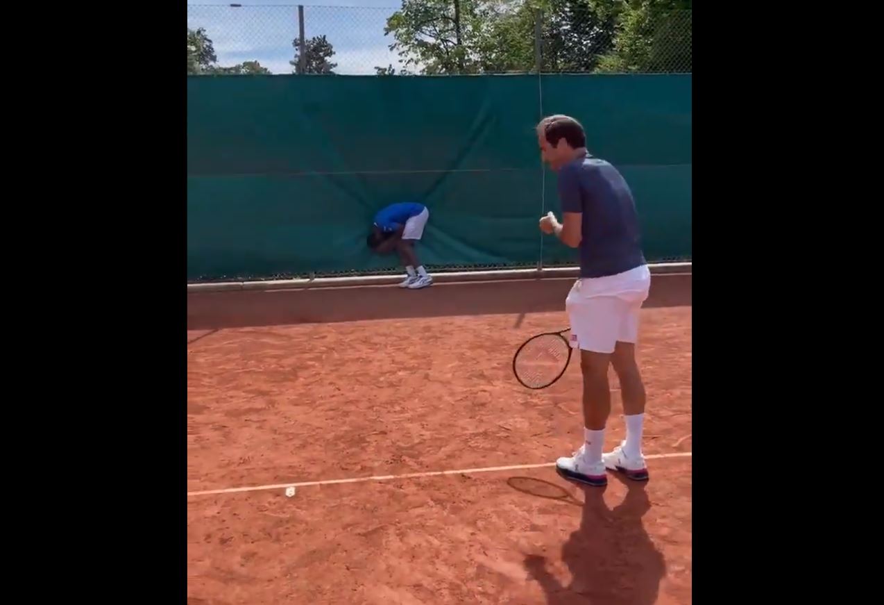 Don't Try at Home: Federer Flubs GEMS Life Challenge  