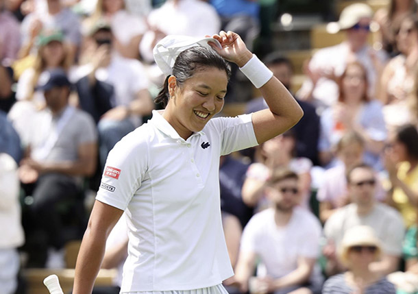 Harmony Tan Hitting the High Notes at Wimbledon, Into Week 2 