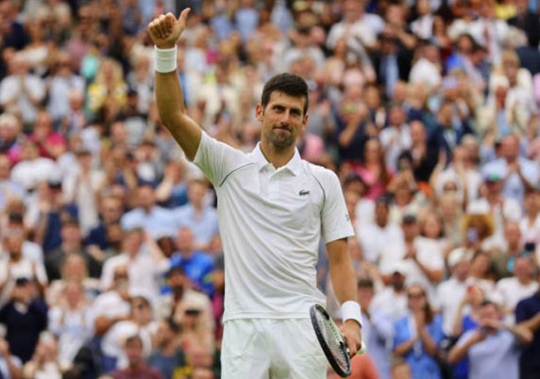 Djokovic Stretches Wimbledon Win Streak to 22  