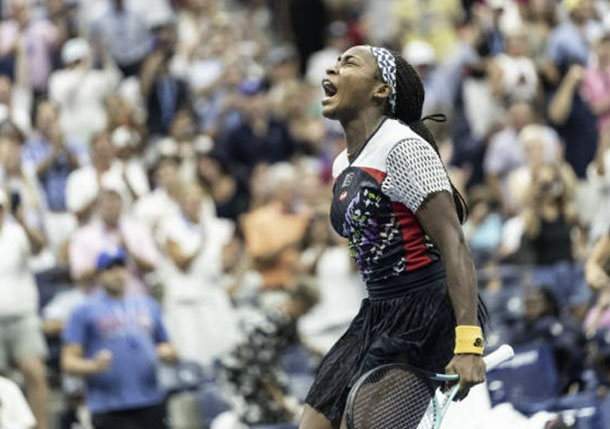 Scream and Shout - Coco Gauff Lets Herself Go on Ashe's Giant Stage  