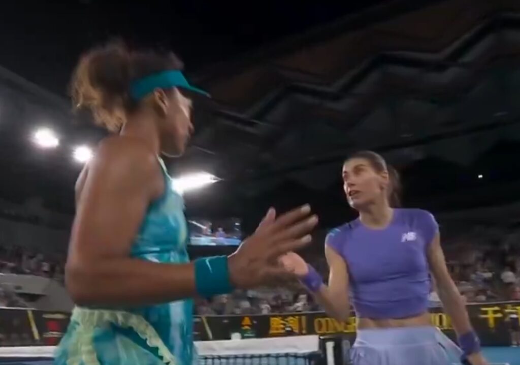 osaka cirstea handshake