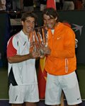 BNP Paribas Indian Wells 2010 Marc Lopez Rafael Nadal Doubles Trophy