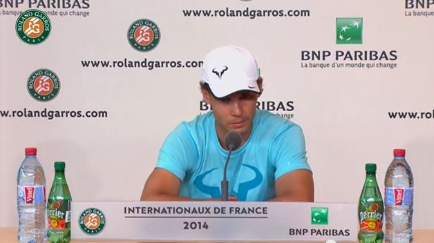 Video: Nadal Talks About Roland Garros Back Issues 
