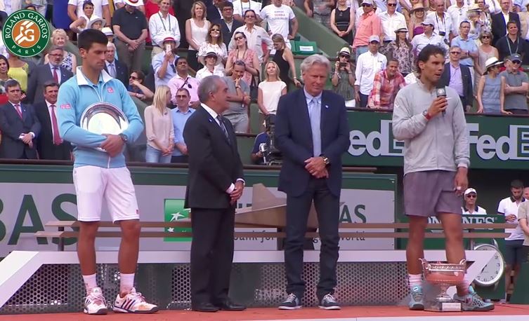 Video: Nadal, Djokovic Acceptance Speeches, Pressers 