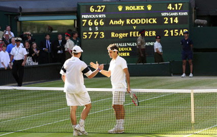 Roger Federer Enjoys Smooth Road, Andy Roddick Faces Tough Draw At ...