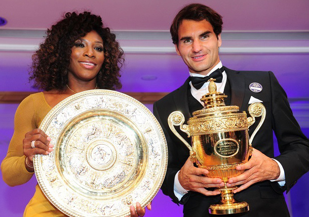 Watch: When Roger, Serena Were Awed by Champs  