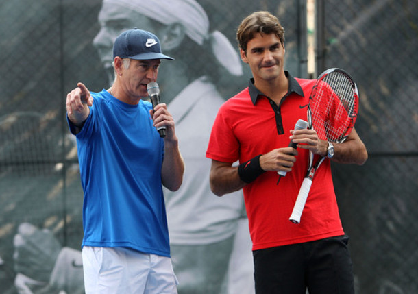 Watch: McEnroe Asks Federer For Forgiveness 