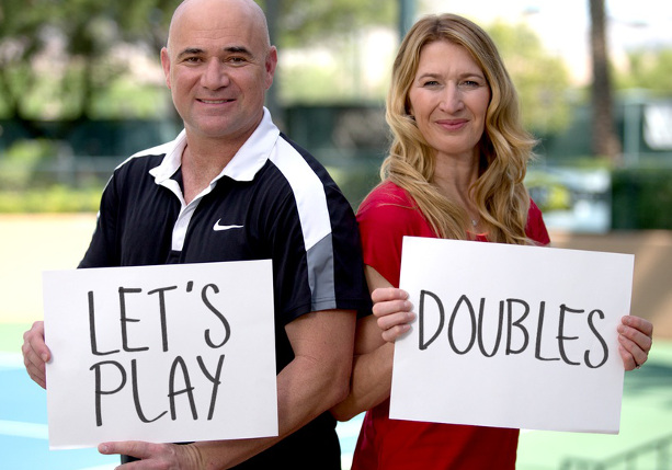 Play Doubles With Agassi, Graf 