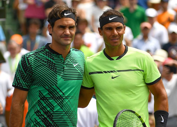 Nadal, Federer in Same Half of US Open Draw  