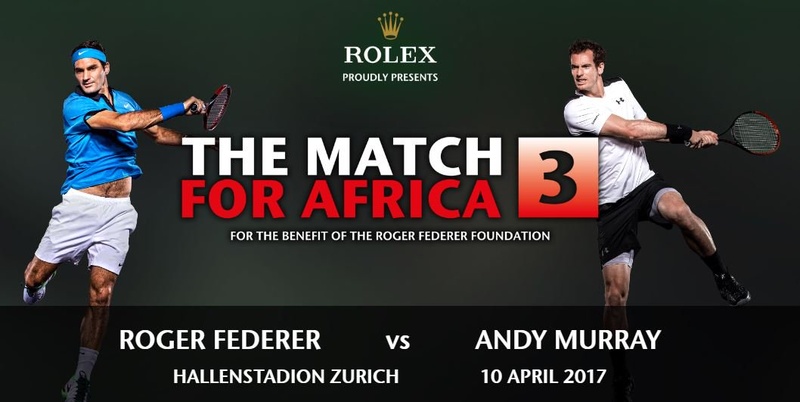 Video: Federer and Murray Play Match for Africa 3 in Zurich  