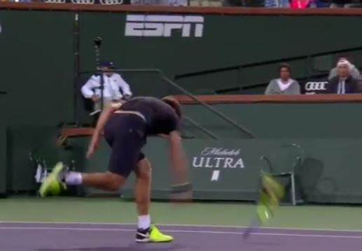 Video: Ryan Harrison Goes on a Racquet-Smashing Spree 