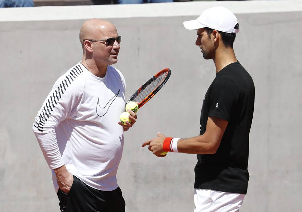 Agassi Will Join Djokovic For Wimbledon 