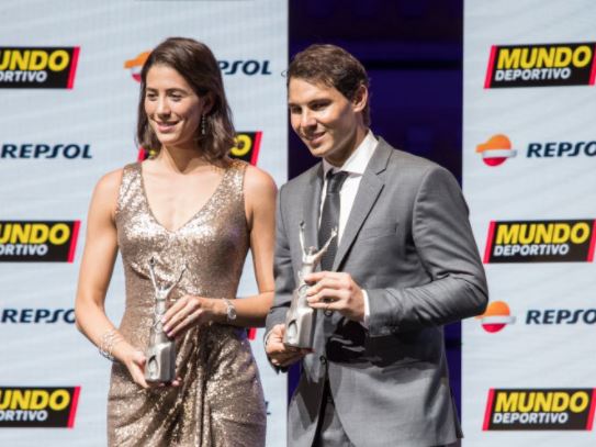 Nadal and Muguruza Take Home Awards at 70th Annual Mundo Deportivo 