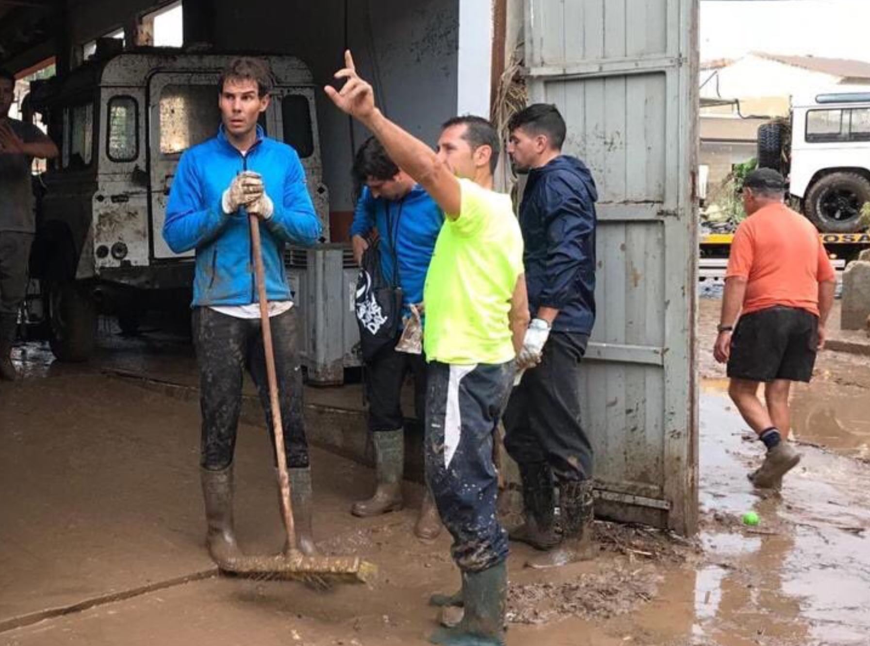 Mallorca is Victimized by Flash Flooding and Heavy-Hearted Nadal Rushes to Help  