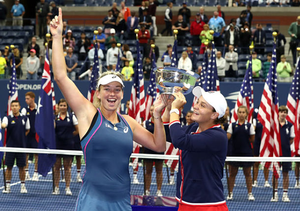 Barty and Vandeweghe Save 3 Match Points to Win U.S. Open Doubles Title 