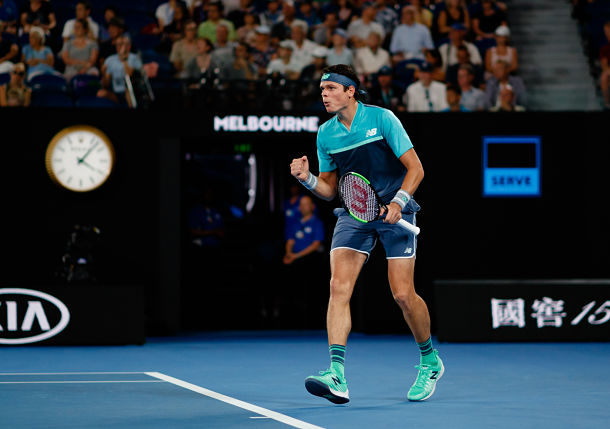 Raonic Takes Chances and Delivers Clutch Win over Wawrinka  
