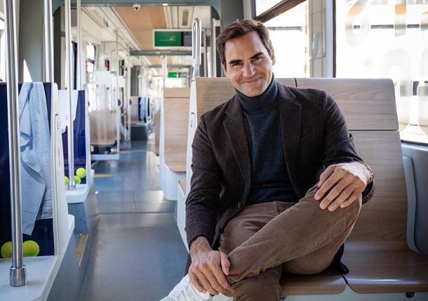 All Aboard the Federer Express! 20-Time Champ Has Tram Dedicated to Him in Basel  