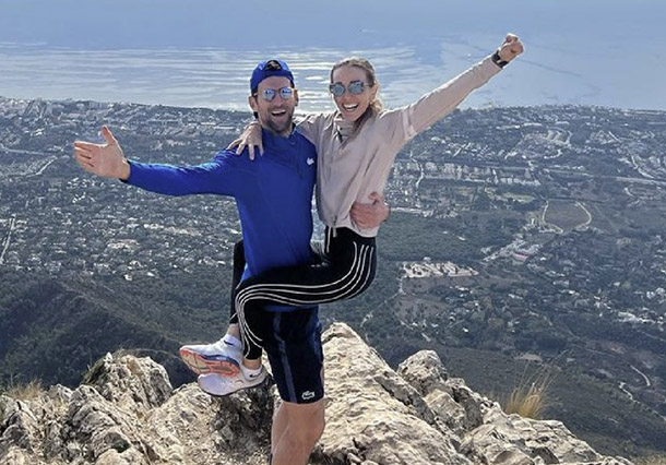 "We Followed the Path of a Goat" - Jelena and Novak Djokovic Hit the Trails  