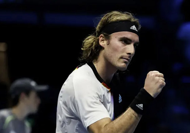 Tsitsipas Notches Dramatic Win to Eliminate Medvedev in Turin  