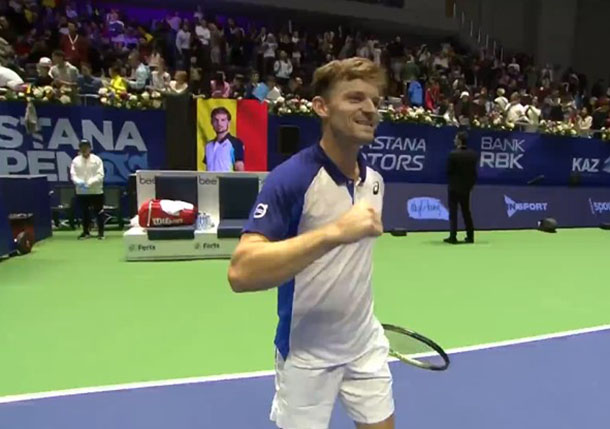 Goffin Topples World No.1 Alcaraz in Astana  